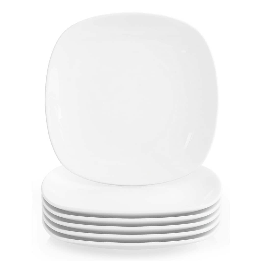 MALACASA Elisa 6 Piece Porcelain Dessert Plates