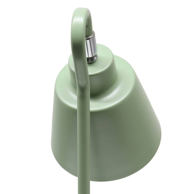 Desk Lamp with Adjustable Cone Shade - 16" - Sage Green