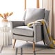 preview thumbnail 7 of 37, SAFAVIEH Astrid Mid-century Arm Chair - 28.7" x 28.4" x 33.9" Stone