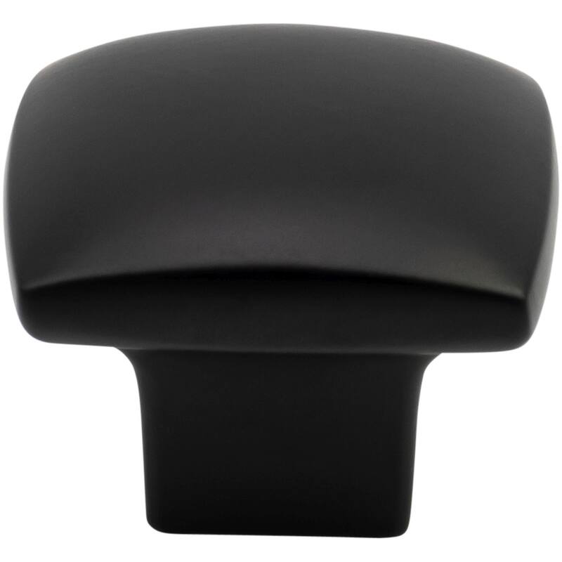 DesignPerfect DPA-S83K Contemporary 1-3/16" Thick Chunky Soft Square - Black