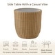 preview thumbnail 38 of 78, Patio Wicker Furniture Set Outdoor Rattan Bistro Set