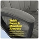 preview thumbnail 9 of 86, Serta Hannah Office Chair with Headrest Pillow, Adjustable Ergonomic Desk Chair with Lumbar Support