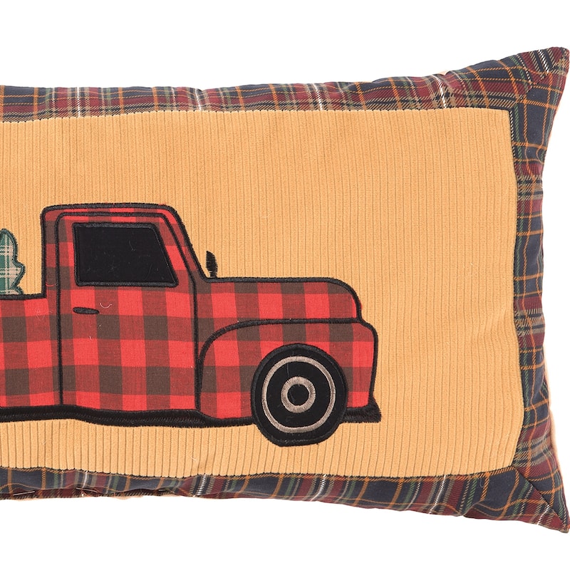 12" x 24" Wild Wood For Truck Applique Pillow
