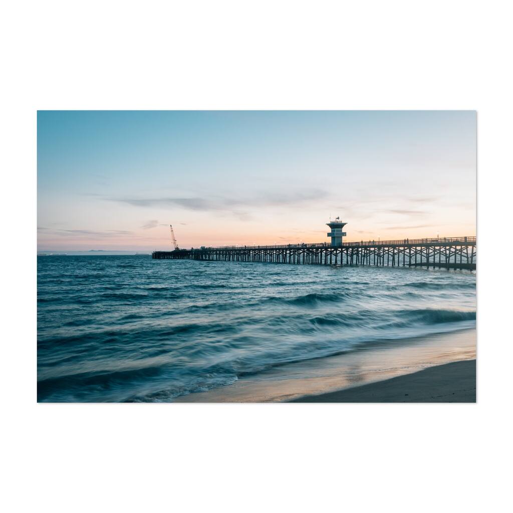 Seal Beach California Seal Beach Pier Photography Art Print/Poster