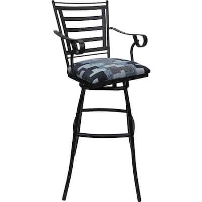 Outdoor Indoor Bar Stool Counter Extra Tall - Jenna with Arms
