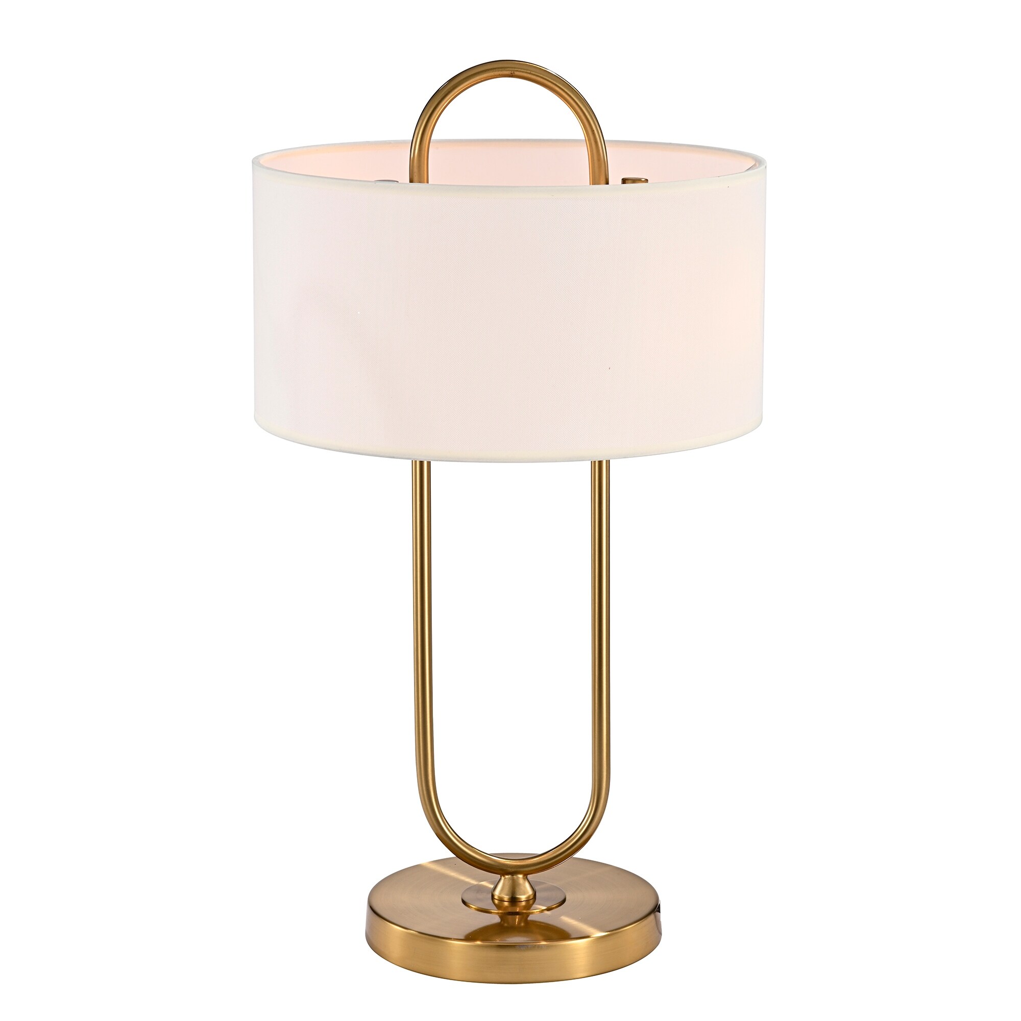 Sulayman Matte Gold with 2 Light Bulb Table Lamp
