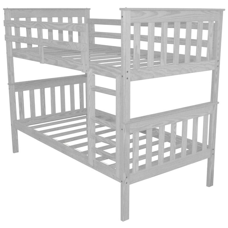 Pine Twin Mission Bunkbed - White