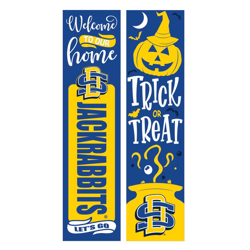 47" Double Sided Seasonal Porch Leaner, South Dakota State University - 47" x 11.25"