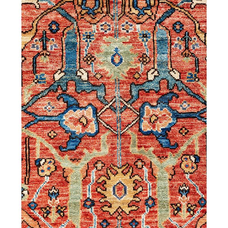 Serapi One-of-a-Kind Hand-Knotted Area Rug - Red - 8' 3" x 10' 0"