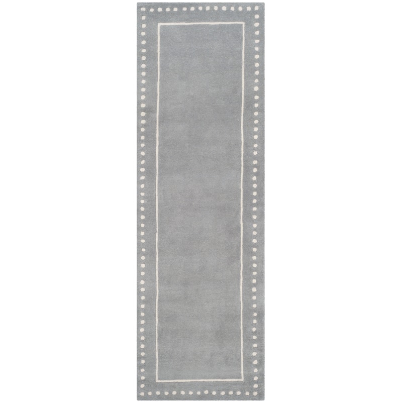 SAFAVIEH Handmade Bella Alverta Dotted Border Wool Rug