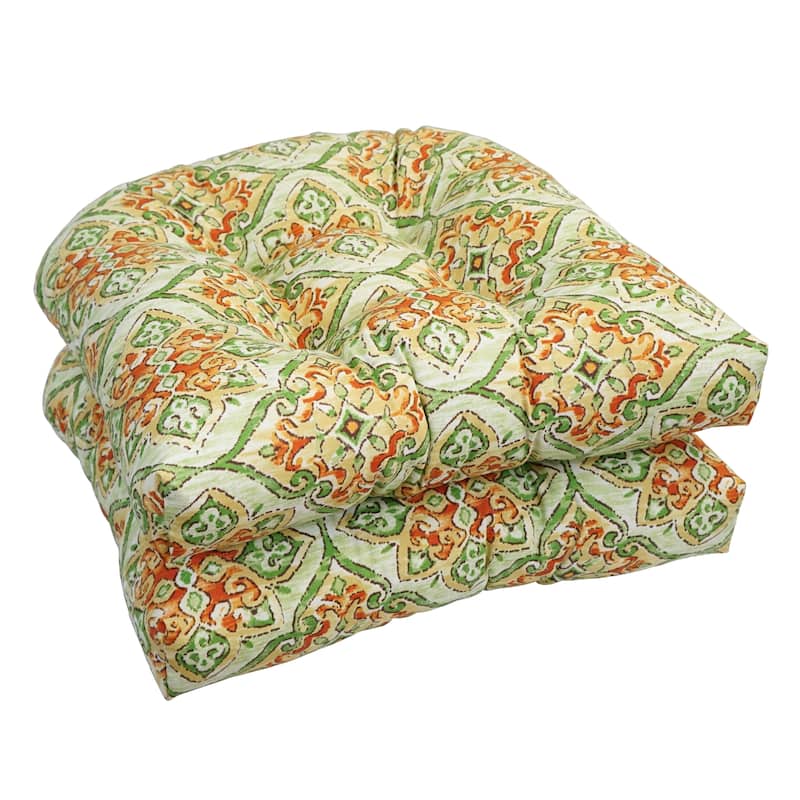 19-inch U-Shaped Dining Chair Cushions (Set of 4) - Splendor Palm