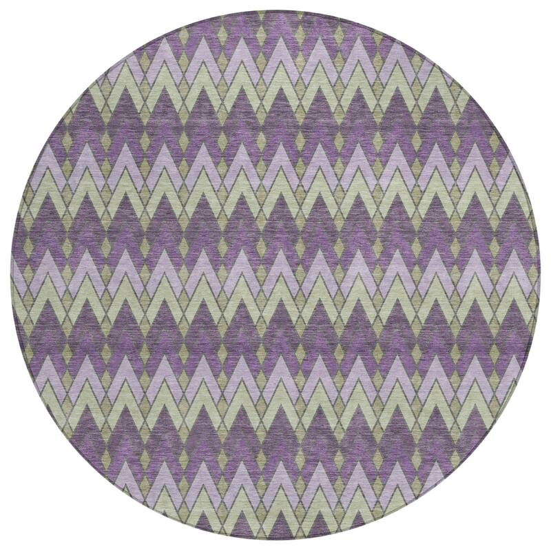 Machine Washable Indoor/ Outdoor Modern Baxter Chantille Rug