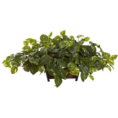 Modern Rectangle Planter Decorative Indoor Outdoor Home Office DÃ©cor - 1.33ft.