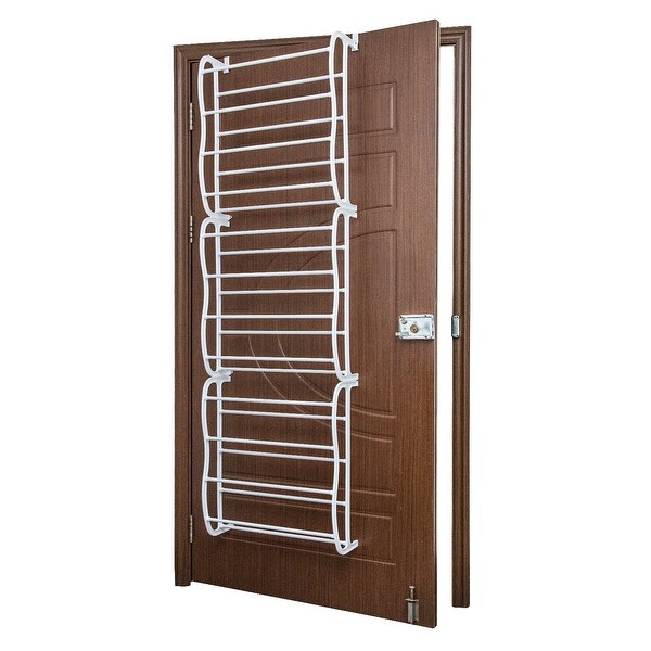 Over The Door Shoe Rack For 36 Pair Wall Hanging Closet Organizer Storage Stand