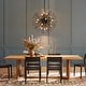 preview thumbnail 13 of 28, 18-Light Modern Large Round Sputnik Globe Chandelier Orb Starburst Firework Living Room Chandelier