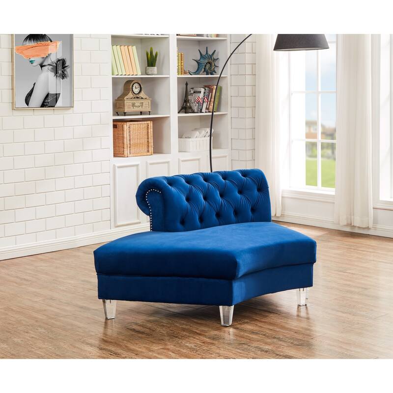 138.6" Velvet curved sofa Symmetrical Modular Sectional