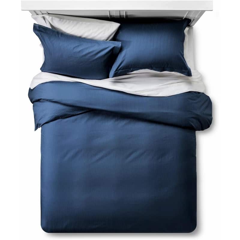 Feather & Stitch 500 Thread-Count Luxury Duvet Cover Set