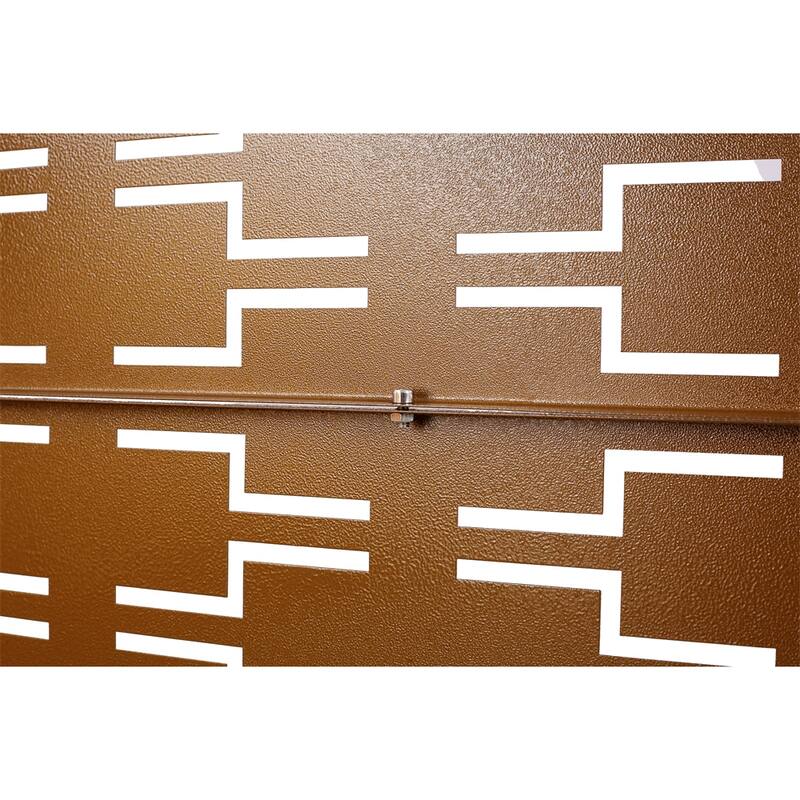 Outdoor & Indoor Privacy Screen Metal Privacy Screen 76" H×48" W