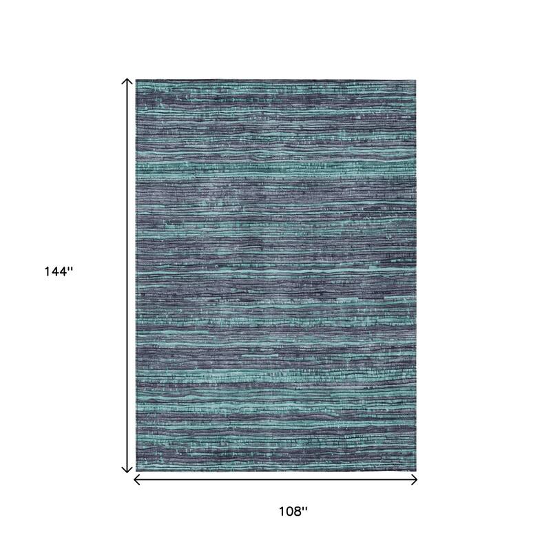 HomeRoots Striped Transitional Rectangle Outdoor Rug