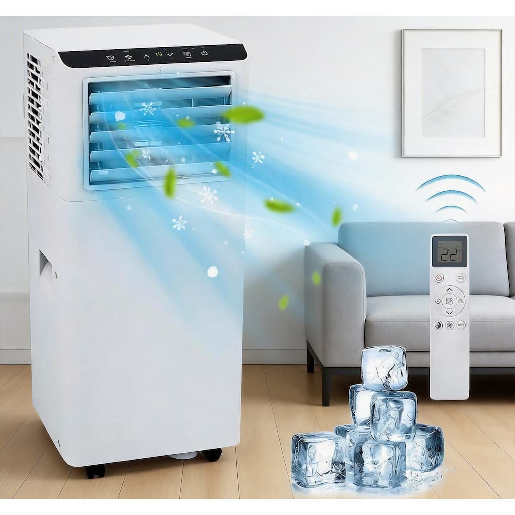 8000 BTU 3 in-1 Ac Unit, 24H Timer, Cools Room Up To 350 sq.ft