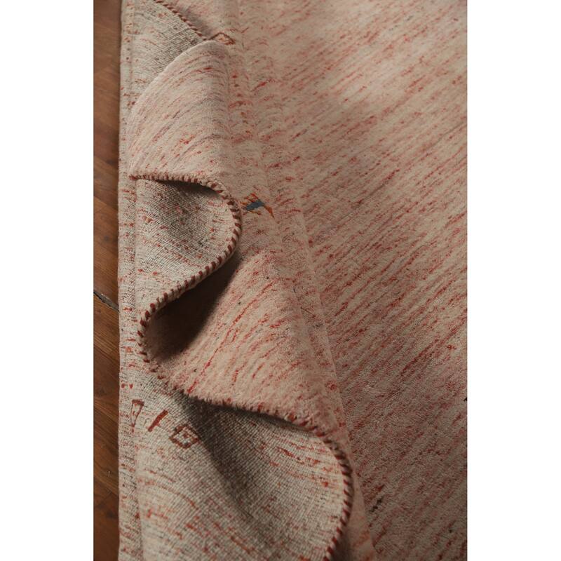 Hand Knotted Oriental 100% Wool Carpet Tribal Animal Pictorial Multi-Colored Gabbeh Area Rug - 11' 5'' X 8' 8''