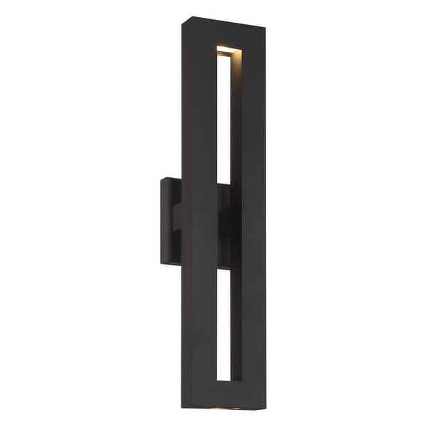 slide 2 of 11, The Great Outdoors 73371-L Paddock 22" Tall LED ADA Outdoor Wall