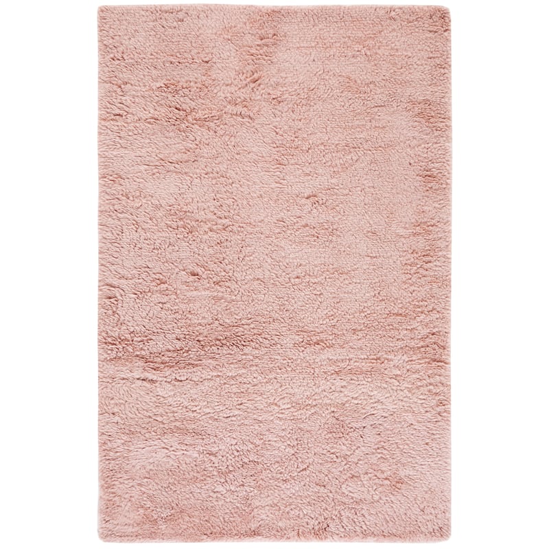 SAFAVIEH Handmade Casablanca Shag Edle Solid Wool Rug