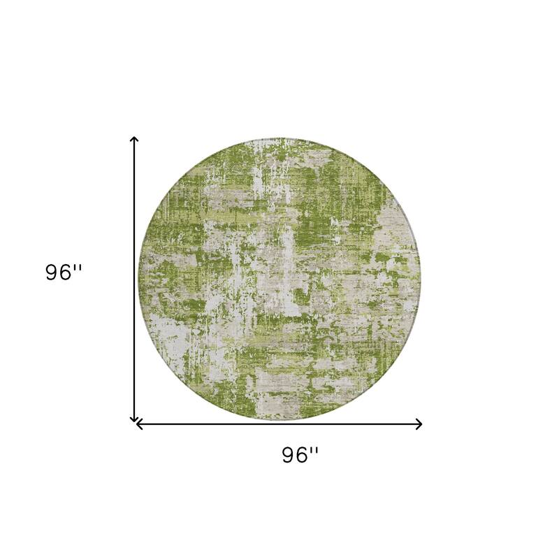HomeRoots Abstract Transitional Rectangle Outdoor Rug