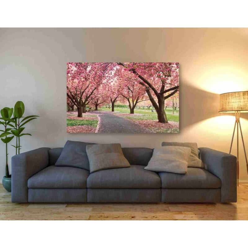 Epic Graffiti 'Cherry Parade' by Katherine Gendreau, Canvas Wall Art
