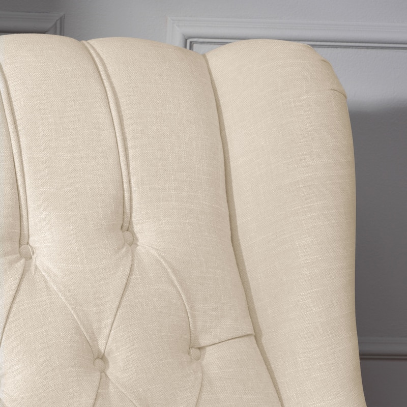 Walter Tufted Fabric Wingback Recliner Club Chair by Christopher Knight Home