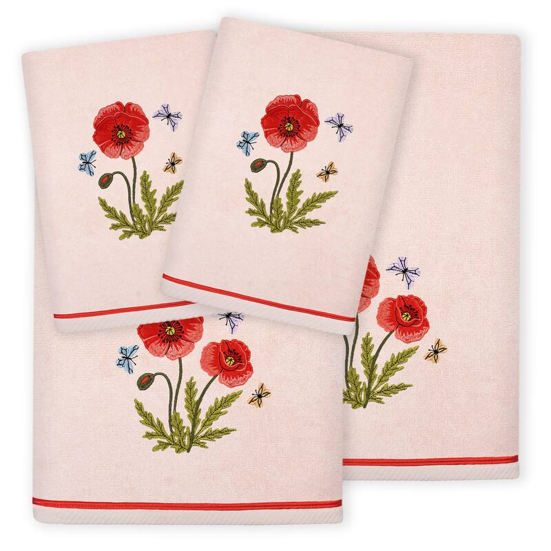 Authentic Hotel and Spa Turkish Cotton Polly 4 PC Towel Set