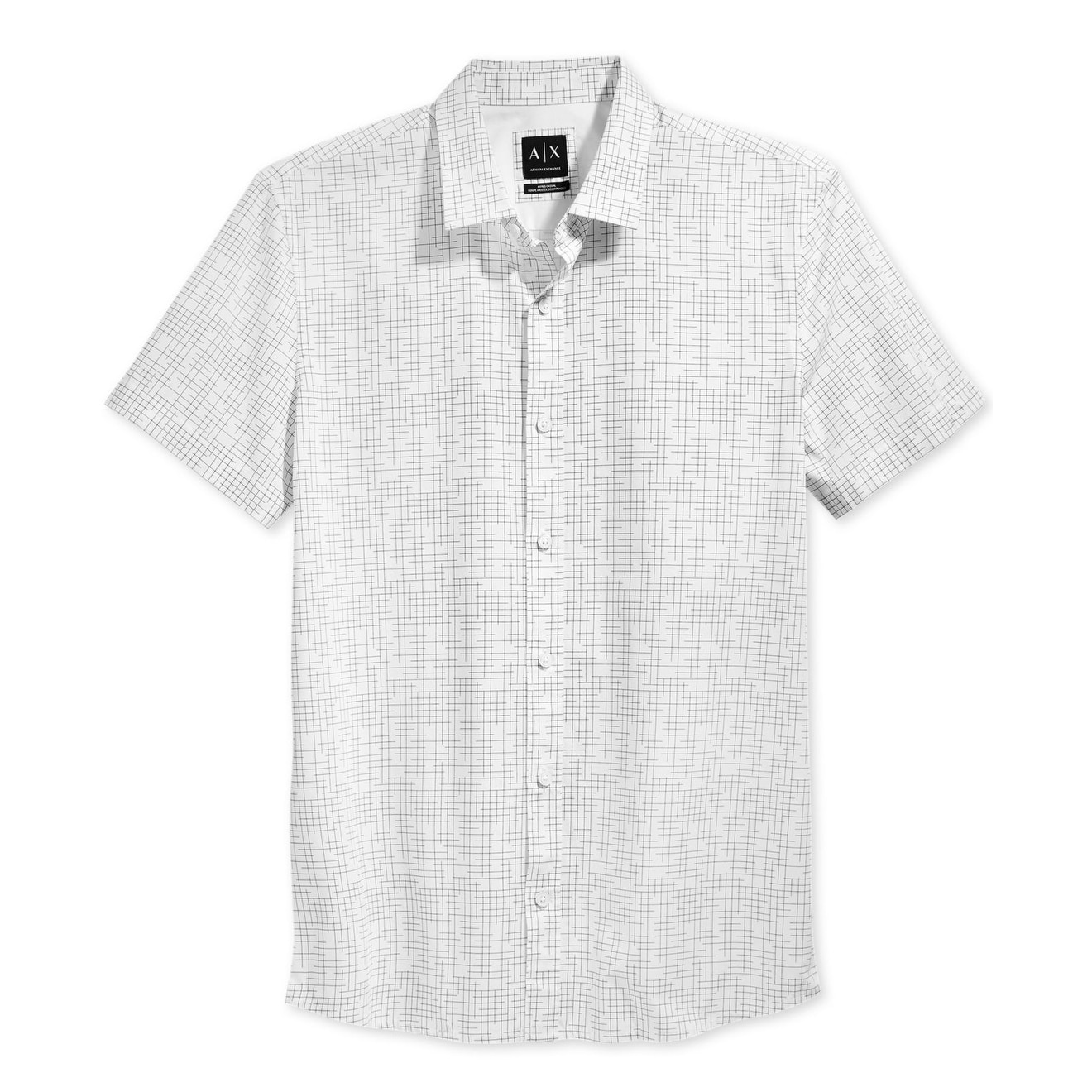 armani exchange button down shirt