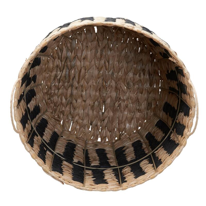 Cattail and Paper Pillar Basket
