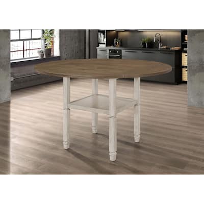 Bentley Rustic Cream Extension Counter Dining Table
