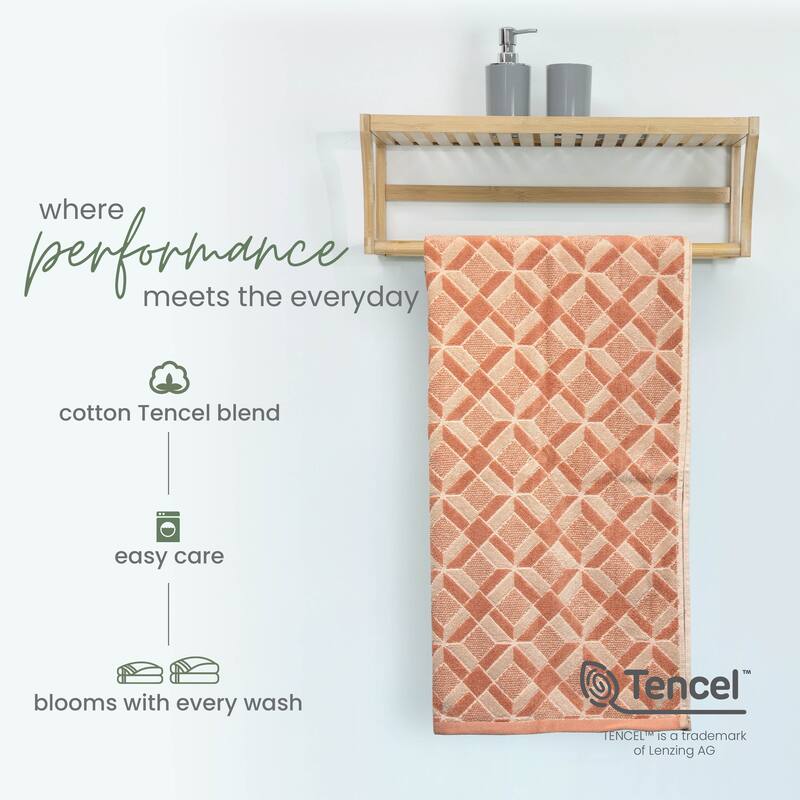 Martex Geo Blue Bath Towel