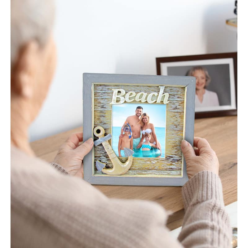 CoTa Global Vintage Beach Sunglass Double Photo Frame and Beach Frame