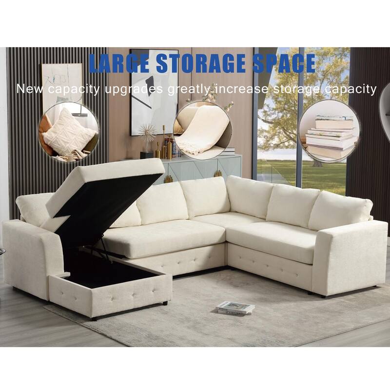 110.75" Sectional Sofa Oversized modular sofa