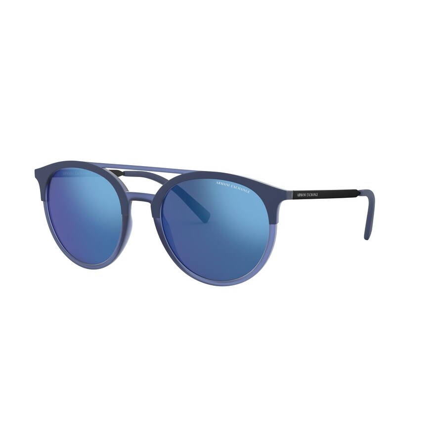 Armani Exchange Ax4092s 8055 53 Matte Tr Blue Matte Blue Man Phantos Sunglasses Overstock Armani Exchange Ax4092s 8055 53 Matte Tr Blue Matte Blue Man Phantos Sunglasses Overstock