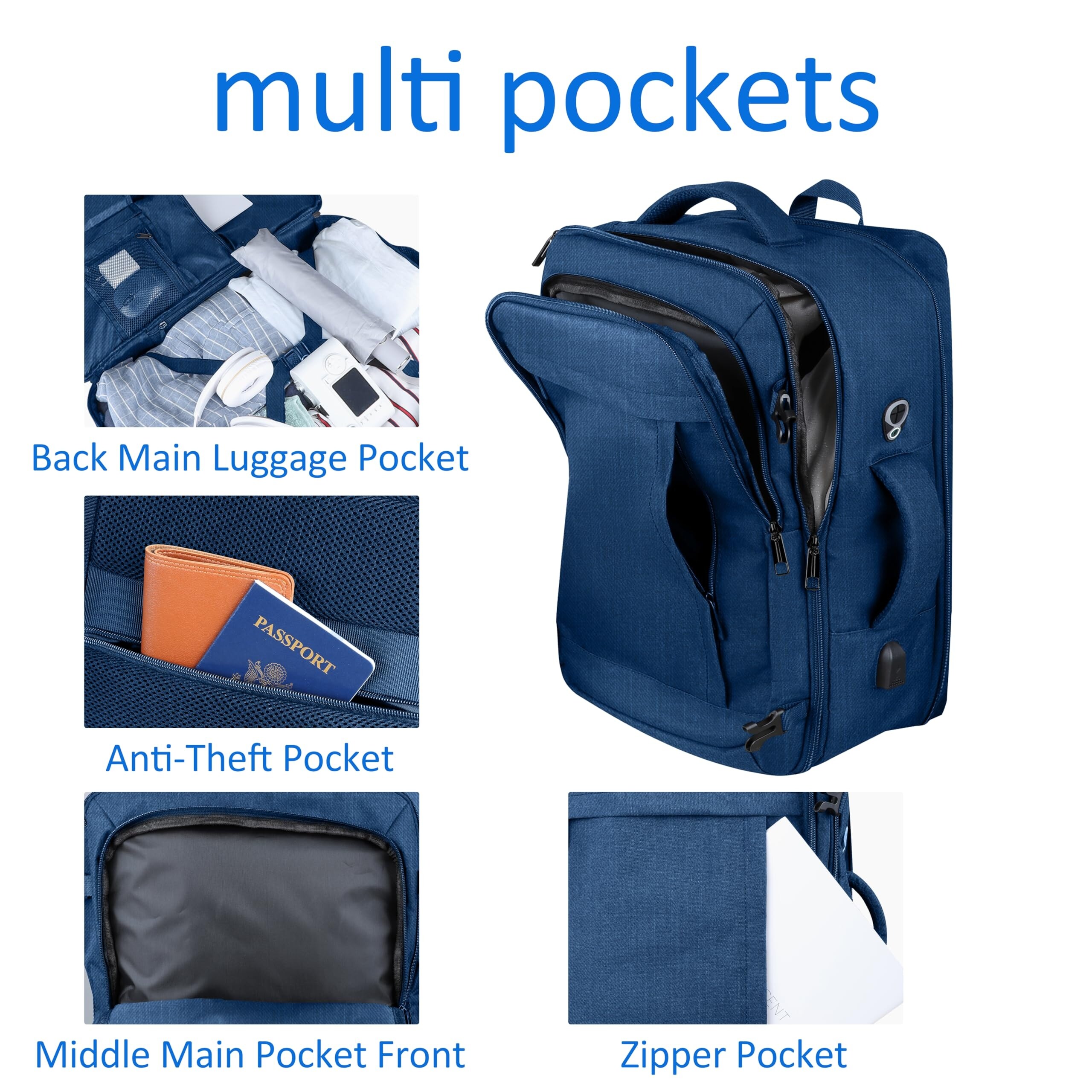 50 l travel backpacks slim Ponhog Backpack for Men, 50L Carry On Flight Approved Convertible Duffle Bag with Shoe Compartment, 17 inch Laptop Luggage with USB Charging Port for Weekender Hiking, Black : Electronics With slimmer styling and the ability to pack plenty 50L 80L Large Travel Backpack