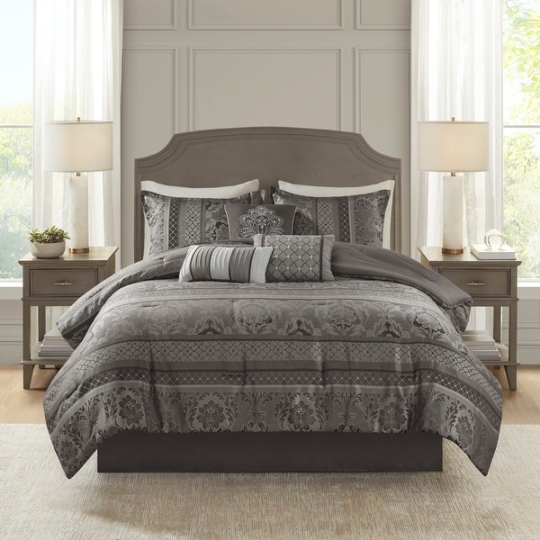 Madison park 7 piece online comforter set queen