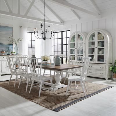 River Place Riverstone Trestle Table Set