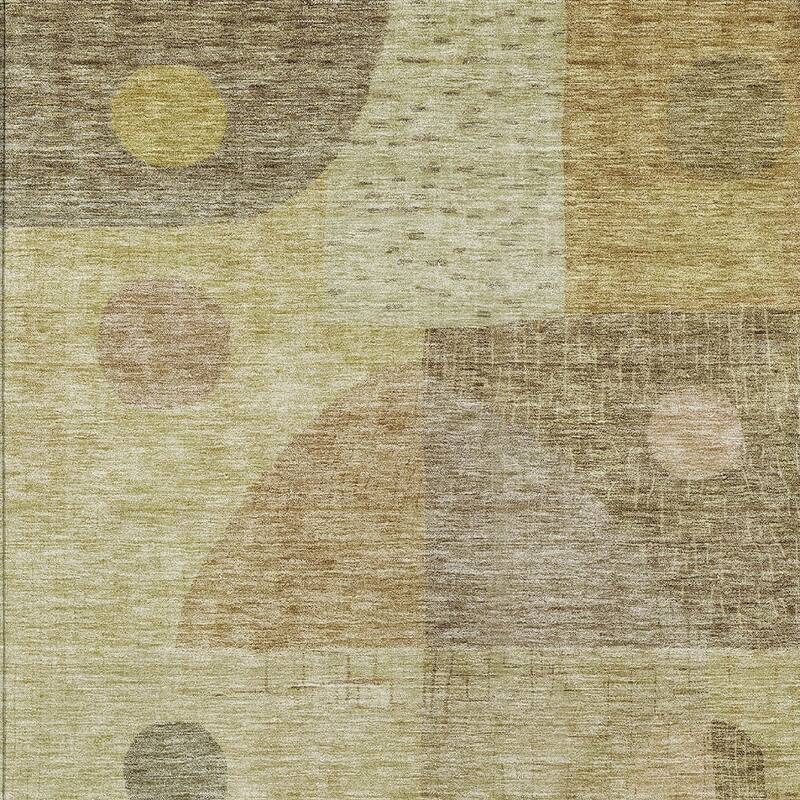 HomeRoots Geometric Transitional Rectangle Outdoor Rug