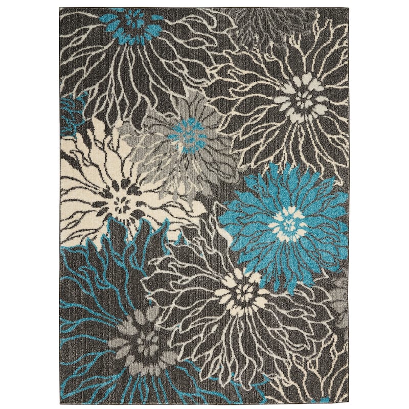 Nourison Passion Abstract Modern Floral Area Rug