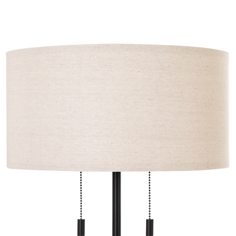 CO-Z 24" Modern Table Lamps with USB Port and AC Outlet, Set of 2