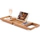 preview thumbnail 25 of 36, Bathtub Tray for Tub - Adjustable Bamboo Bath Tray for Tub - Collapsible Bathtub Caddy Bath Tub Tray Wood - Bath Accessories