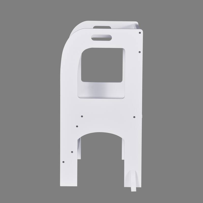 Anmytek Kids Step Stool Child Standing Tower White Toddler Kitchen Counter