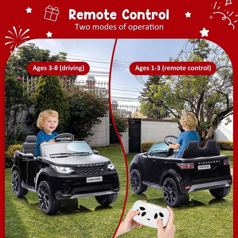 12V Licensed Land Rover 2 Seater Ride on Car for Kids