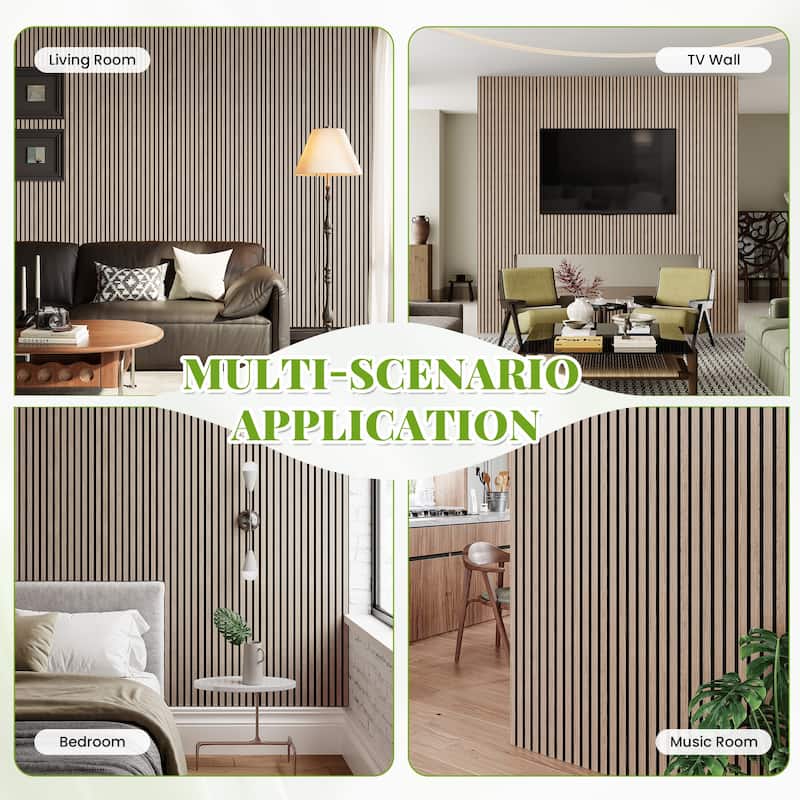 Soundproof Wood Slat Panels Acoustic Wall and Ceiling Panels