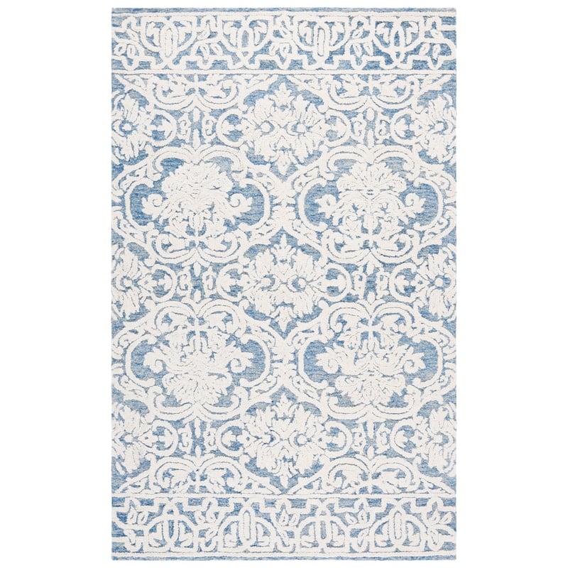 SAFAVIEH Handmade Blossom Porzia Floral Wool Rug