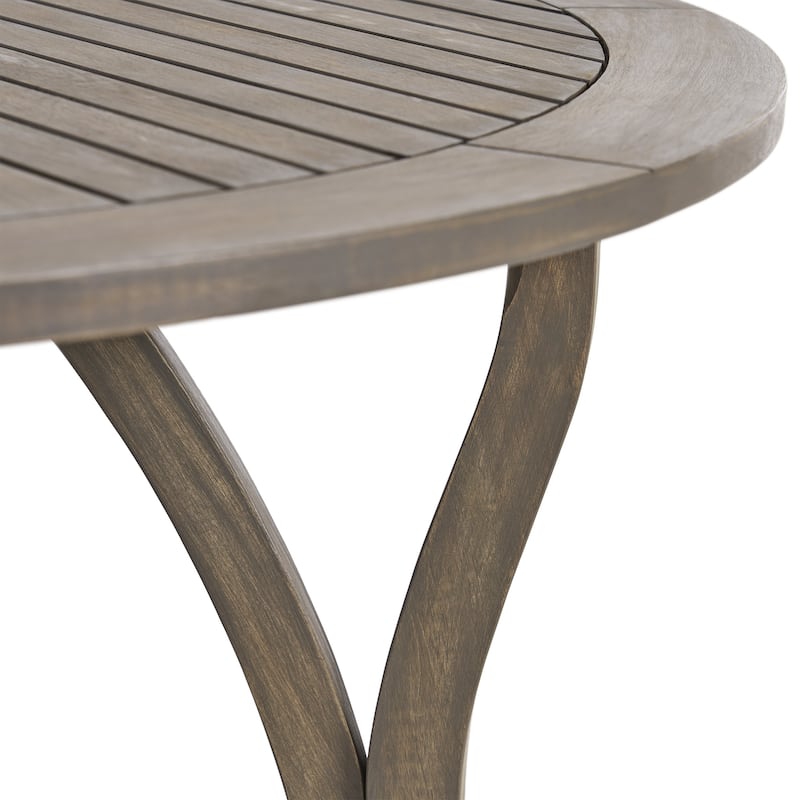 outdoor acacia wood table